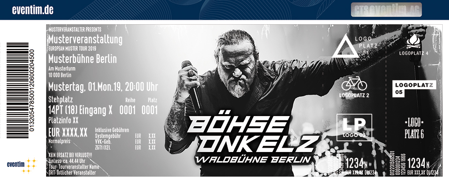 boehse-onkelz-berlin-karte | Tobias Stark Photography
